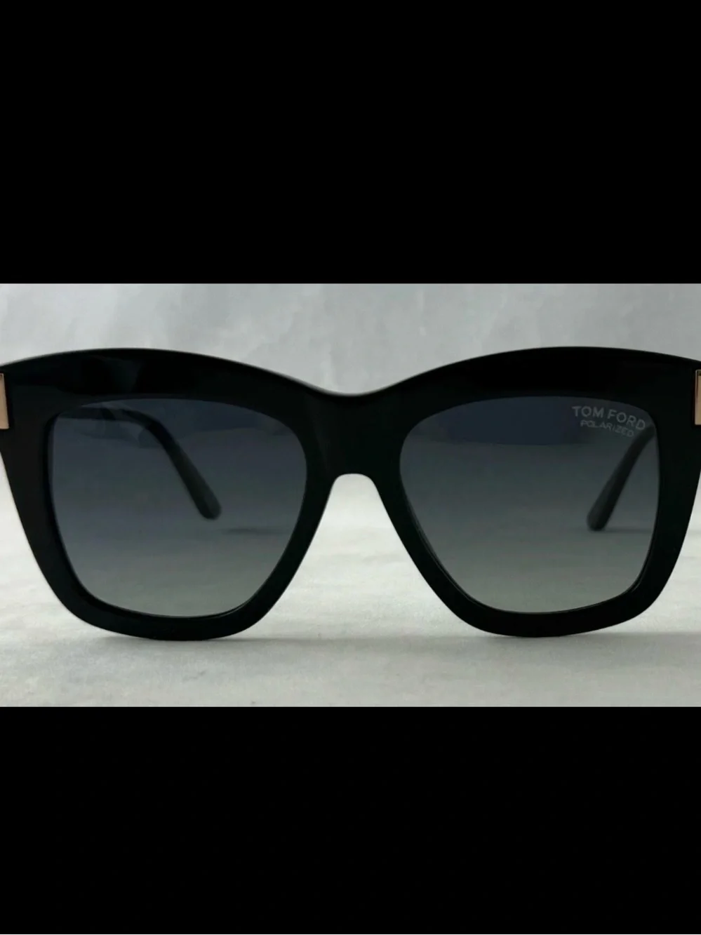TOM FORD DASHA TF822 TF 822 01D Gold/Black Polarized Sunglasses 52-16-140